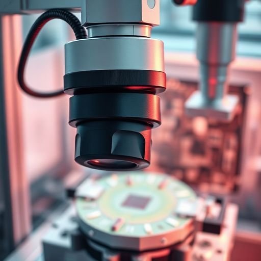 A precision actuator used for a machine vision camera in an automated optical inspection system.